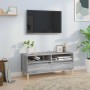 TV-Schrank aus grauem Sonoma-Sperrholz, 100 x 34,5 x 44,5 cm von vidaXL, TV-Möbel - Ref: Foro24-831899, Preis: 66,88 €, Rabat...
