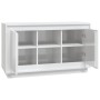 Sideboard aus glänzendem weißem Sperrholz 102x35x60 cm von vidaXL, Sideboards - Ref: Foro24-831879, Preis: 130,70 €, Rabatt: %