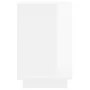 Aparador de madera contrachapada blanco brillante 102x35x60 cm de vidaXL, Aparadores - Ref: Foro24-831879, Precio: 128,22 €, ...