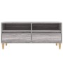 TV-Schrank aus grauem Sonoma-Sperrholz, 100 x 34,5 x 44,5 cm von vidaXL, TV-Möbel - Ref: Foro24-831899, Preis: 66,88 €, Rabat...