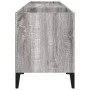 Schallplattenschrank aus grauem Sonoma-Sperrholz, 121 x 38 x 48 cm von vidaXL, CD- und DVD-Speicher - Ref: Foro24-831939, Pre...