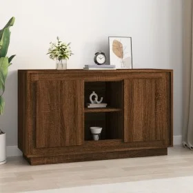 Sideboard aus braunem Eichensperrholz, 102 x 35 x 60 cm von vidaXL, Sideboards - Ref: Foro24-831884, Preis: 92,66 €, Rabatt: %