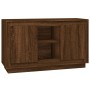Aparador madera contrachapada marrón roble 102x35x60 cm de vidaXL, Aparadores - Ref: Foro24-831884, Precio: 98,03 €, Descuent...