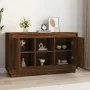 Oak brown plywood sideboard 102x35x60 cm by vidaXL, Sideboards - Ref: Foro24-831884, Price: 92,73 €, Discount: %