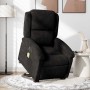 Sillón de masaje reclinable elevable terciopelo negro