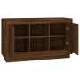 Aparador madera contrachapada marrón roble 102x35x60 cm de vidaXL, Aparadores - Ref: Foro24-831884, Precio: 98,03 €, Descuent...