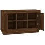 Oak brown plywood sideboard 102x35x60 cm by vidaXL, Sideboards - Ref: Foro24-831884, Price: 92,73 €, Discount: %