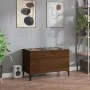 Scheibenschrank aus braunem Eichensperrholz, 74,5 x 38 x 48 cm von vidaXL, CD- und DVD-Speicher - Ref: Foro24-831972, Preis: ...