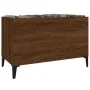Scheibenschrank aus braunem Eichensperrholz, 74,5 x 38 x 48 cm von vidaXL, CD- und DVD-Speicher - Ref: Foro24-831972, Preis: ...