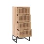 Hohes Sperrholz-Sideboard 40x30x95 cm von vidaXL, Sideboards - Ref: Foro24-352126, Preis: 147,66 €, Rabatt: %