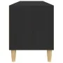 Black plywood TV cabinet 100x34.5x44.5 cm by vidaXL, TV Furniture - Ref: Foro24-831894, Price: 72,45 €, Discount: %