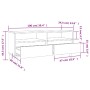 Schwarzer TV-Schrank aus Sperrholz, 100 x 34,5 x 44,5 cm von vidaXL, TV-Möbel - Ref: Foro24-831894, Preis: 73,31 €, Rabatt: %