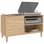 Plattenschrank aus Sonoma-Eichensperrholz, 84,5 x 38 x 48 cm von vidaXL, CD- und DVD-Speicher - Ref: Foro24-831944, Preis: 50...