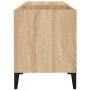 Mueble discos madera contrachapada roble sonoma 84,5x38x48 cm by vidaXL, Closets and storage - Ref: Foro24-831952, Price: 61,...