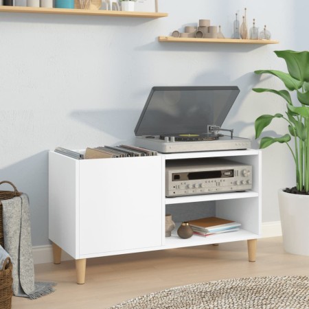 Weißer Plattenschrank aus Sperrholz, 84,5 x 38 x 48 cm von vidaXL, CD- und DVD-Speicher - Ref: Foro24-831941, Preis: 49,56 €,...