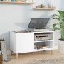 Weißer Plattenschrank aus Sperrholz, 84,5 x 38 x 48 cm von vidaXL, CD- und DVD-Speicher - Ref: Foro24-831941, Preis: 49,56 €,...