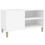 White plywood record cabinet 84.5x38x48 cm by vidaXL, CD and DVD storage - Ref: Foro24-831941, Price: 48,78 €, Discount: %