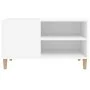 White plywood record cabinet 84.5x38x48 cm by vidaXL, CD and DVD storage - Ref: Foro24-831941, Price: 48,78 €, Discount: %