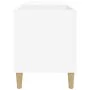 White plywood record cabinet 84.5x38x48 cm by vidaXL, CD and DVD storage - Ref: Foro24-831941, Price: 48,78 €, Discount: %