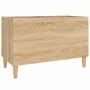 Sonoma oak plywood disc cabinet 74.5x38x48 cm by vidaXL, CD and DVD storage - Ref: Foro24-831960, Price: 43,31 €, Discount: %