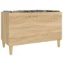 Sonoma oak plywood disc cabinet 74.5x38x48 cm by vidaXL, CD and DVD storage - Ref: Foro24-831960, Price: 43,31 €, Discount: %