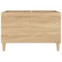 Sonoma oak plywood disc cabinet 74.5x38x48 cm by vidaXL, CD and DVD storage - Ref: Foro24-831960, Price: 43,31 €, Discount: %