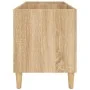 Sonoma oak plywood disc cabinet 74.5x38x48 cm by vidaXL, CD and DVD storage - Ref: Foro24-831960, Price: 43,31 €, Discount: %