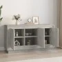 Aparador de madera contrachapada gris hormigón 102x35x55 cm de vidaXL, Aparadores - Ref: Foro24-831889, Precio: 104,69 €, Des...