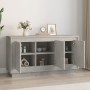 Betongraues Sperrholz-Sideboard 102x35x55 cm von vidaXL, Sideboards - Ref: Foro24-831889, Preis: 97,49 €, Rabatt: %