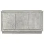 Aparador de madera contrachapada gris hormigón 102x35x55 cm de vidaXL, Aparadores - Ref: Foro24-831889, Precio: 104,69 €, Des...