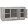 Aparador de madera contrachapada gris hormigón 102x35x55 cm de vidaXL, Aparadores - Ref: Foro24-831889, Precio: 104,69 €, Des...