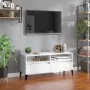 Weißer TV-Schrank aus Sperrholz, 100 x 34,5 x 44,5 cm von vidaXL, TV-Möbel - Ref: Foro24-831901, Preis: 67,25 €, Rabatt: %