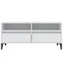 Weißer TV-Schrank aus Sperrholz, 100 x 34,5 x 44,5 cm von vidaXL, TV-Möbel - Ref: Foro24-831901, Preis: 67,25 €, Rabatt: %