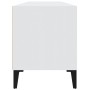 Weißer TV-Schrank aus Sperrholz, 100 x 34,5 x 44,5 cm von vidaXL, TV-Möbel - Ref: Foro24-831901, Preis: 68,29 €, Rabatt: %
