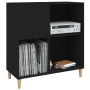 Schwarzer Plattenschrank aus Sperrholz, 84,5 x 38 x 89 cm von vidaXL, CD- und DVD-Speicher - Ref: Foro24-831990, Preis: 68,20...