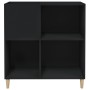 Schwarzer Plattenschrank aus Sperrholz, 84,5 x 38 x 89 cm von vidaXL, CD- und DVD-Speicher - Ref: Foro24-831990, Preis: 68,20...