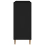 Mueble para discos madera contrachapada negro 84,5x38x89 cm de vidaXL, Almacenamiento para CD y DVD - Ref: Foro24-831990, Pre...