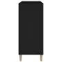 Mueble para discos madera contrachapada negro 84,5x38x89 cm de vidaXL, Almacenamiento para CD y DVD - Ref: Foro24-831990, Pre...