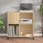 Mueble discos madera contrachapada roble Sonoma 84,5x38x89 cm de vidaXL, Almacenamiento para CD y DVD - Ref: Foro24-832000, P...