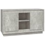 Aparador de madera contrachapada gris hormigón 102x35x60 cm de vidaXL, Aparadores - Ref: Foro24-831881, Precio: 89,75 €, Desc...
