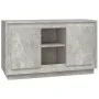 Betongraues Sperrholz-Sideboard 102x35x60 cm von vidaXL, Sideboards - Ref: Foro24-831881, Preis: 98,53 €, Rabatt: %