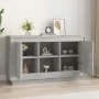 Betongraues Sperrholz-Sideboard 102x35x60 cm von vidaXL, Sideboards - Ref: Foro24-831881, Preis: 98,53 €, Rabatt: %