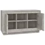 Betongraues Sperrholz-Sideboard 102x35x60 cm von vidaXL, Sideboards - Ref: Foro24-831881, Preis: 98,53 €, Rabatt: %