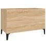 Sperrholz-Scheibenmöbel Sonoma Eiche 74,5x38x48 cm von vidaXL, CD- und DVD-Speicher - Ref: Foro24-831968, Preis: 34,63 €, Rab...