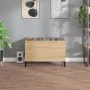 Sperrholz-Scheibenmöbel Sonoma Eiche 74,5x38x48 cm von vidaXL, CD- und DVD-Speicher - Ref: Foro24-831968, Preis: 34,63 €, Rab...