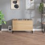 Sperrholz-Scheibenmöbel Sonoma Eiche 74,5x38x48 cm von vidaXL, CD- und DVD-Speicher - Ref: Foro24-831968, Preis: 38,84 €, Rab...