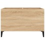 Sperrholz-Scheibenmöbel Sonoma Eiche 74,5x38x48 cm von vidaXL, CD- und DVD-Speicher - Ref: Foro24-831968, Preis: 38,84 €, Rab...