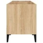 Sperrholz-Scheibenmöbel Sonoma Eiche 74,5x38x48 cm von vidaXL, CD- und DVD-Speicher - Ref: Foro24-831968, Preis: 34,63 €, Rab...