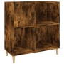 Scheibenmöbel aus geräuchertem Eichensperrholz 84,5x38x89 cm von vidaXL, CD- und DVD-Speicher - Ref: Foro24-831994, Preis: 66...