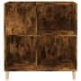Scheibenmöbel aus geräuchertem Eichensperrholz 84,5x38x89 cm von vidaXL, CD- und DVD-Speicher - Ref: Foro24-831994, Preis: 66...